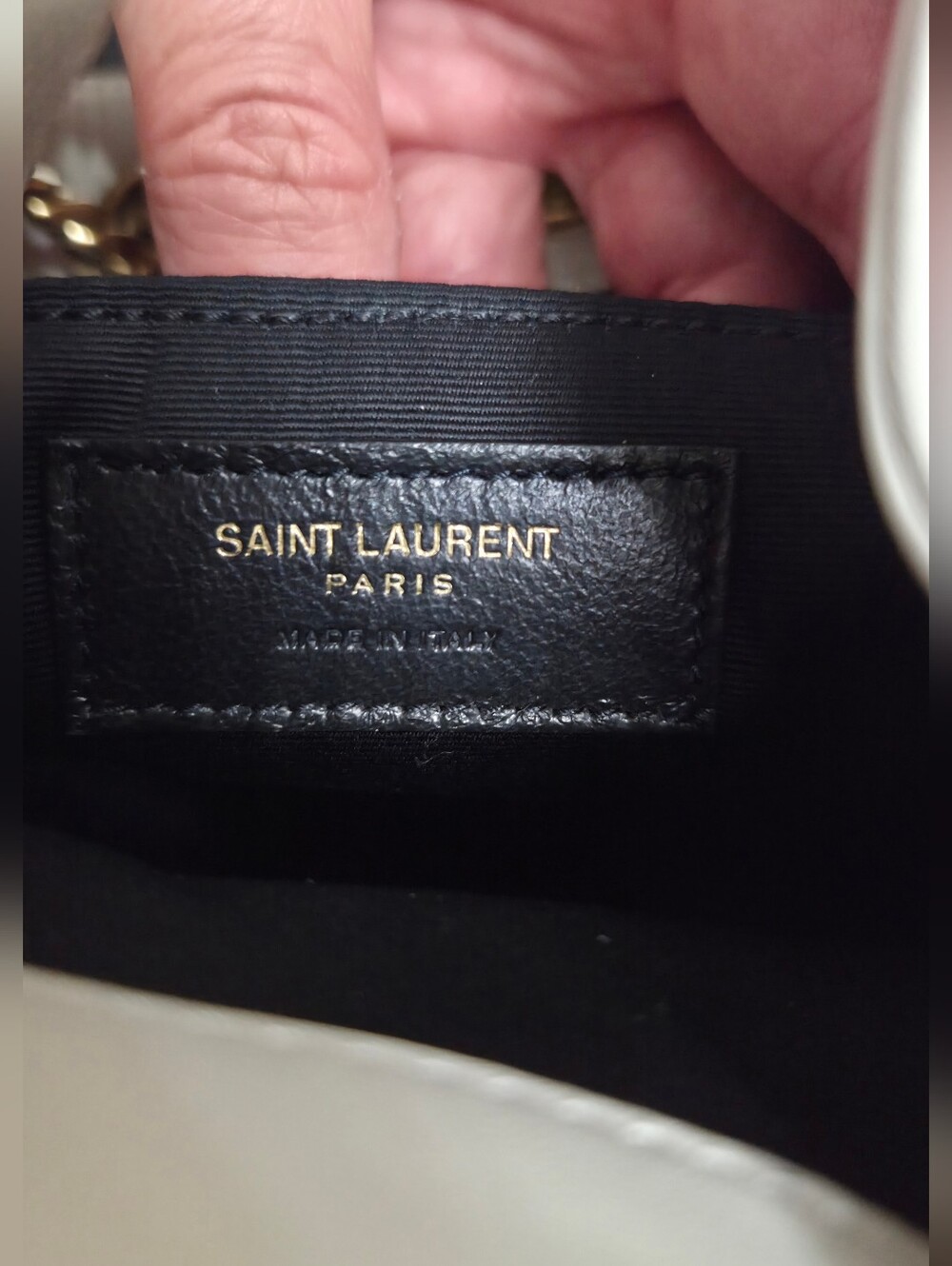 Authentic Saint Laurent Joe Quilted Lambskin Leather Backpack Gold Hardware - Picture 5 of 11